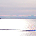Lake Champlain South From Atop Battery Park Wall Panorama