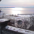 Lake Champlain South from Battery Park Wall